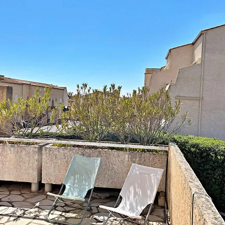 Climatise Proche Pour 4 Pers. Avec Terrasse Et Parking Prive - Fr-1-387-194 Apartment Marseillan (Herault)